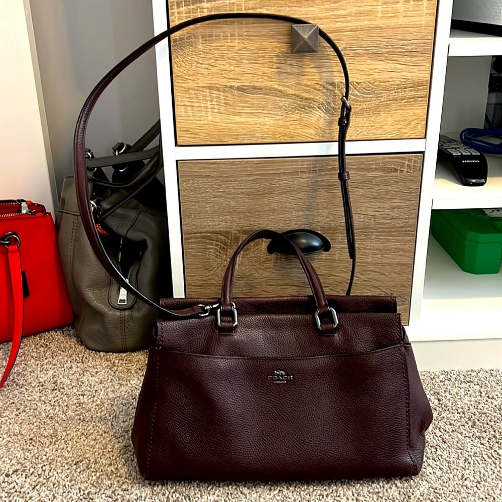 Coach leather purse